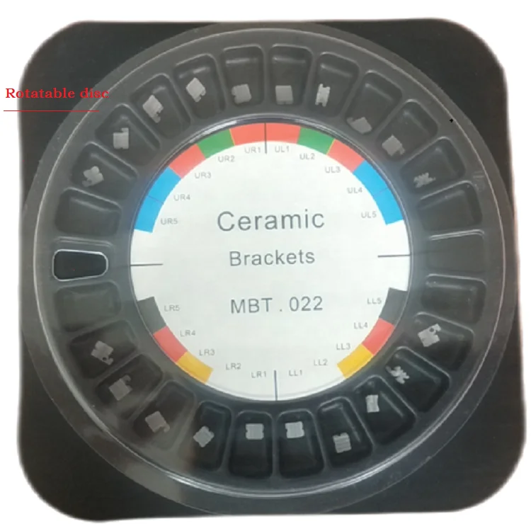 Dental consumables rotatable disc Orthodontic Ceramic Brackets