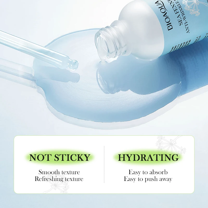 OEM BIOAQUA Private Label Skin Care Beauty Products Sea Fennel Hyaluronic Acid Whitening Tightening Anti Wrinkle Serum