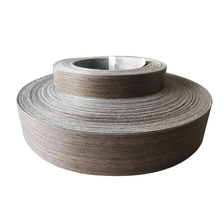 Natural Wood Veneer Edge Banding Tape for Furniture ,vinyl table edge