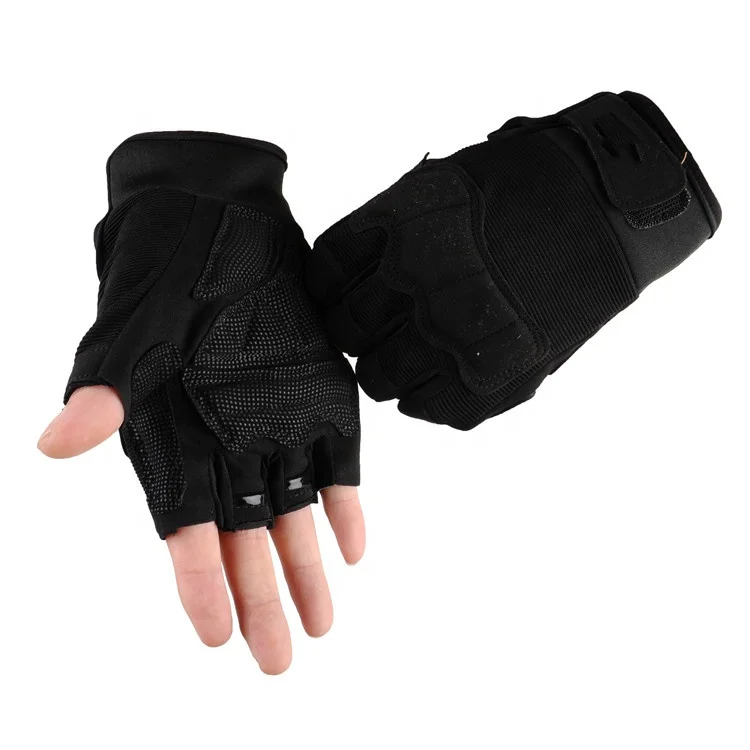 Outdoor Half Finger Cloth gloves tactical gloves screen touch