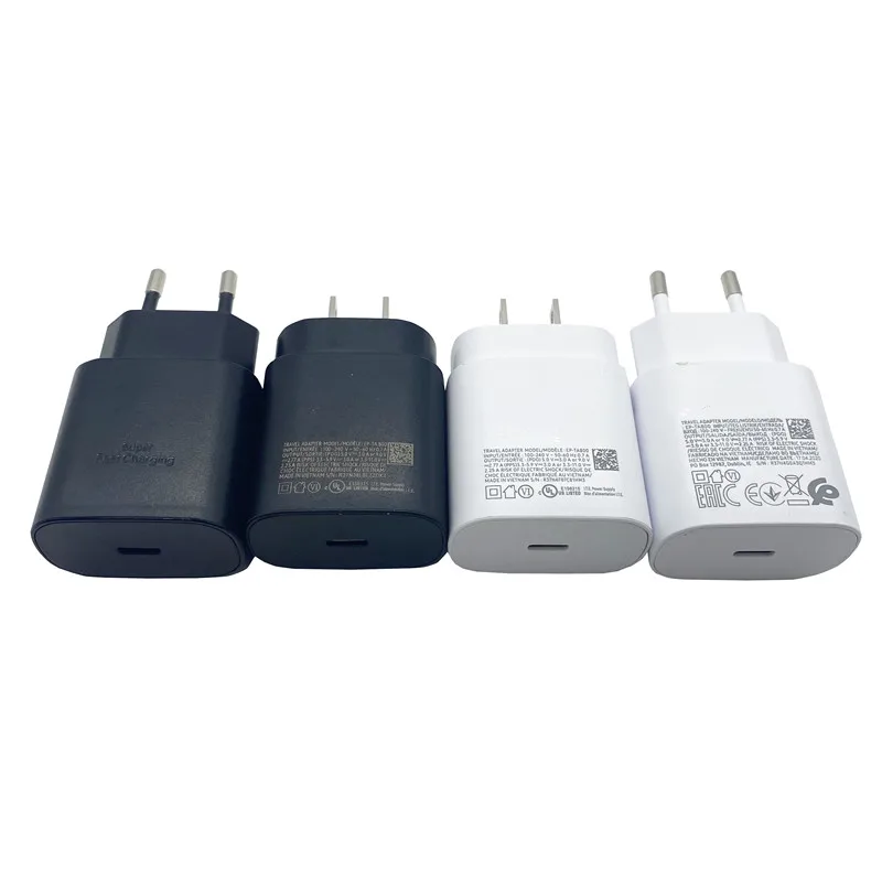 Original TA800 Super Fast Charging 25W USB Type C PD Fast Quick Charger  for Samsung Galaxy Note 10 S20 S21 S22 travel adapter