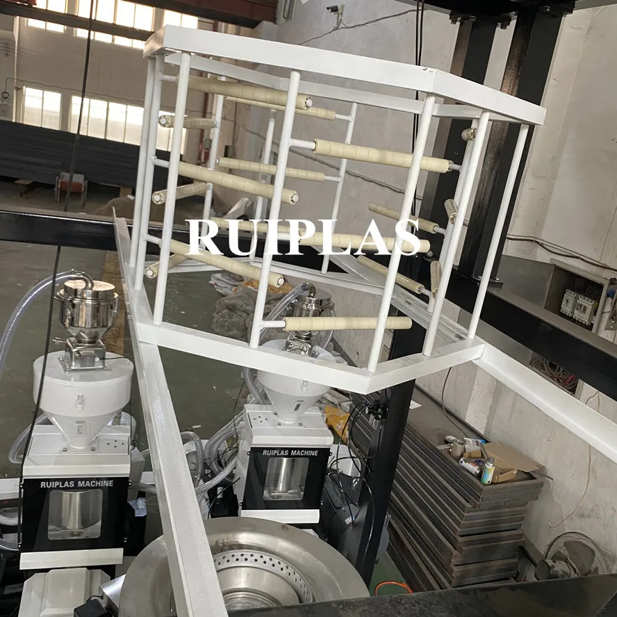 Hot sale three layer ABA Plastic Shopping Bag Extruder Machine for biodegradable bags