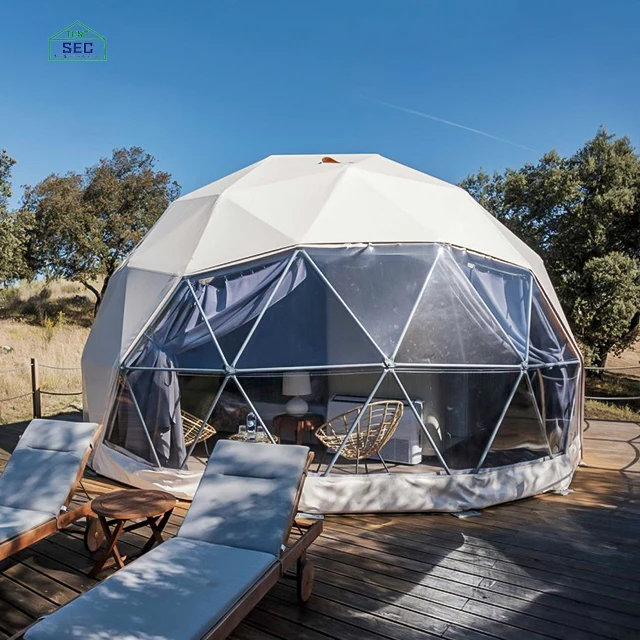 Factory Price Outdoor Tents Garden Greenhouse Foam Shelter Geodesic Glamping Home Igloo Dome Hotel Tent