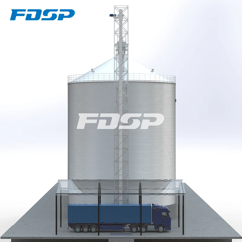 Hot Sale CE/ISO/SGS Approved Bottom Grain Silo Grain Steel Storage Silo
