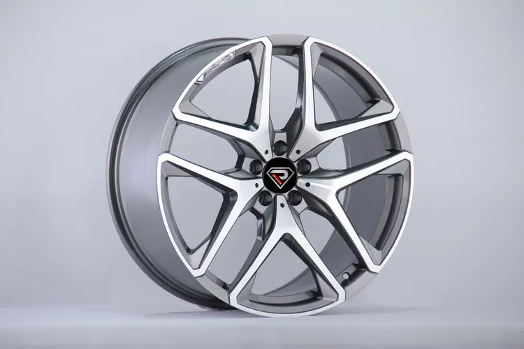 REP 8117 GLS 63 design gunmetal machined face high quality double five spoke 5 stud via jwl alloy wheels