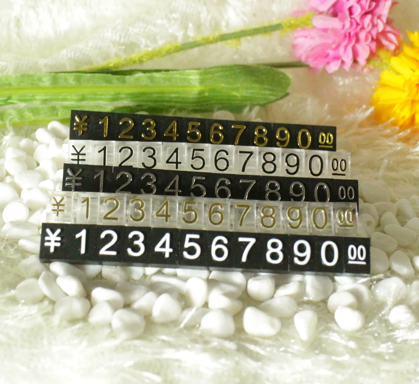 Micro plastic price tag digital tablet jewelry watch price tablet