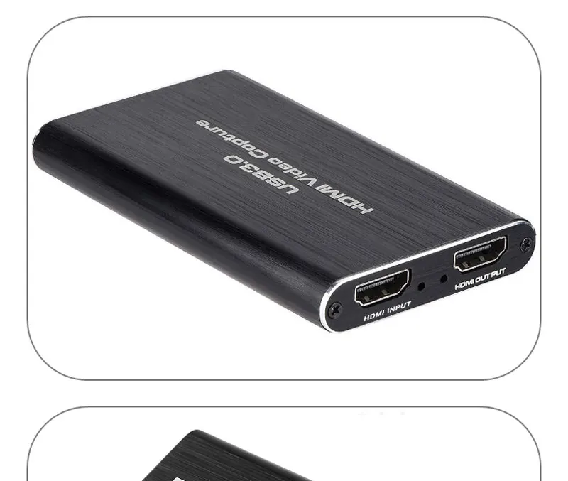 HDMI to USB3.0 Video Capture Adapter 4K 1080P Dongle Card for Linux Windows