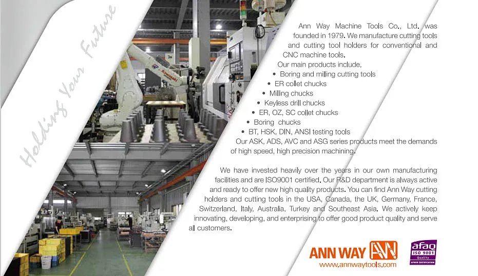 ANN WAY P5 CNC machining Tool Holder T/NT series BT30/40/50 ASC16/20 High Speed Milling Chuck for end mill cutter