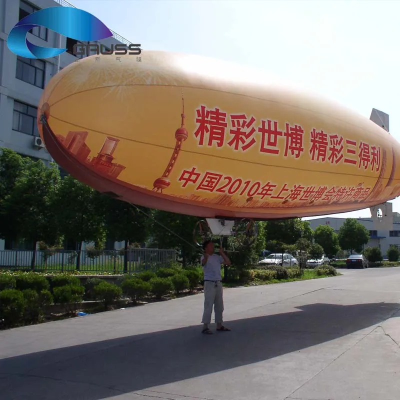 PVC Advertising RC Blimp Airship: Affordable and Inflatable from China Factory