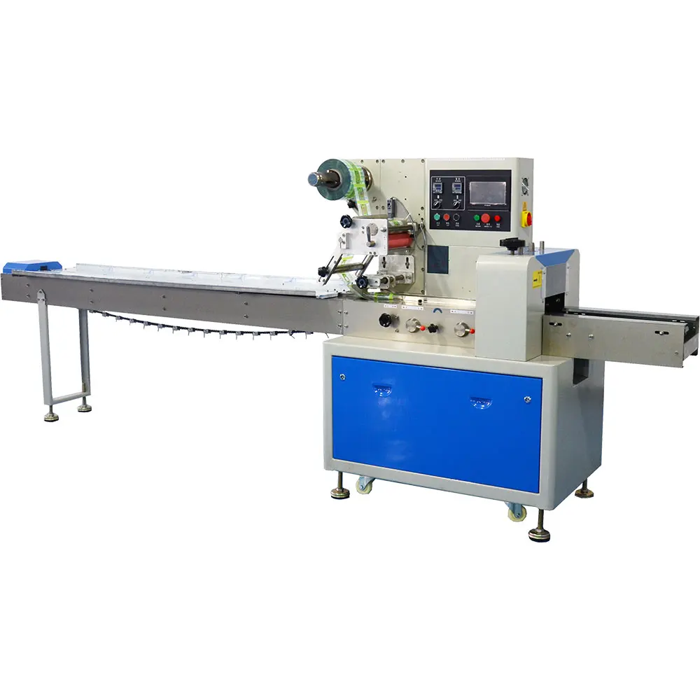 
Sweet corn/spinach/okra/kiwi/lemon full automatic reciprocating pillow packing machine 