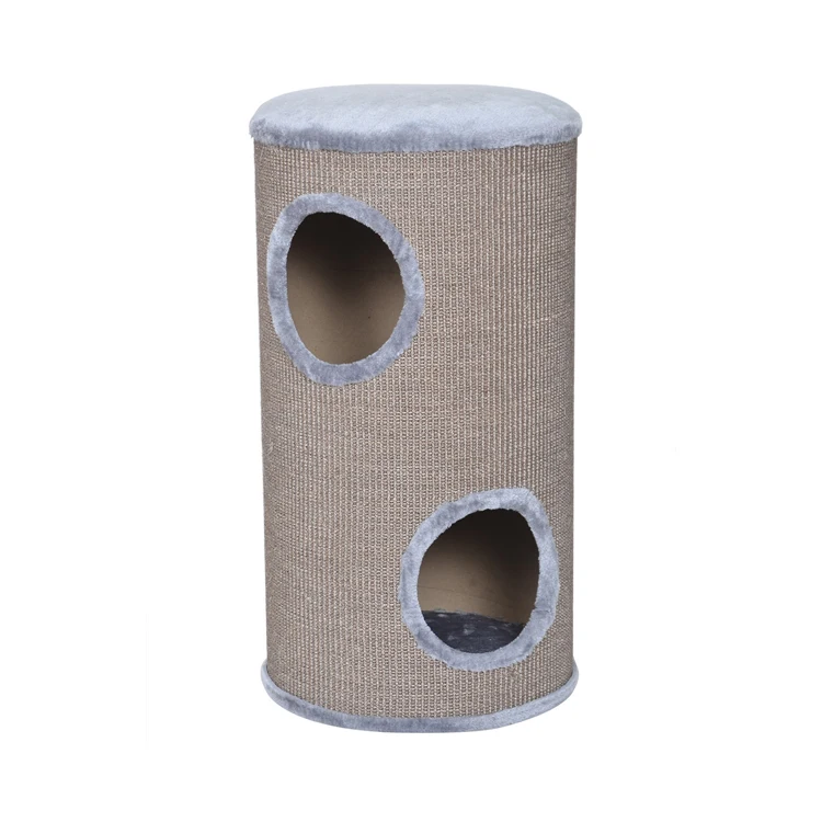 Free sample Cat scratching barrel cat play condo house toy scratcher