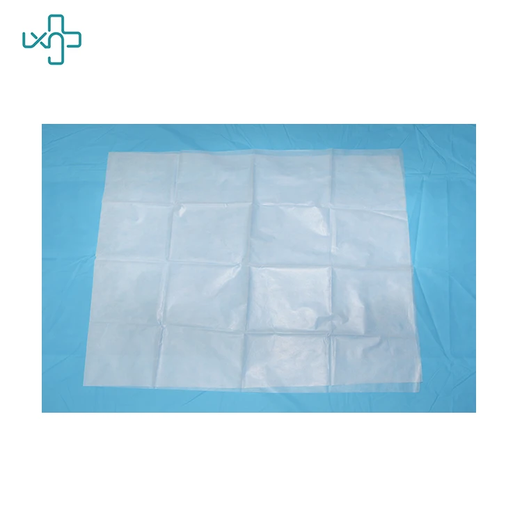 
CE certificate Waterproof Medical White Coated Bed Sheet 