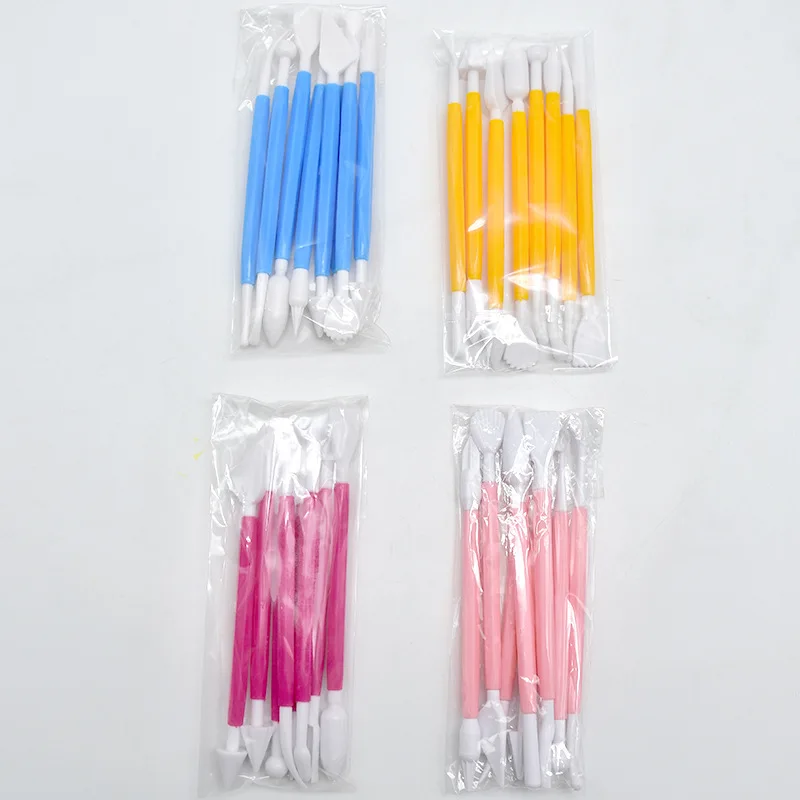 Hot Selling 8pcs Cookie DIY Fondant modelling tools Baking Tool Set cake decoration tools cake decorating pen