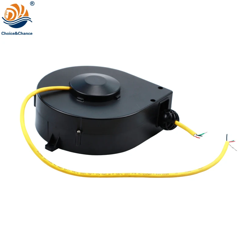 CAT5 CAT6 Spring Loaded Retractable sign Ethernet Cable Reel for TV