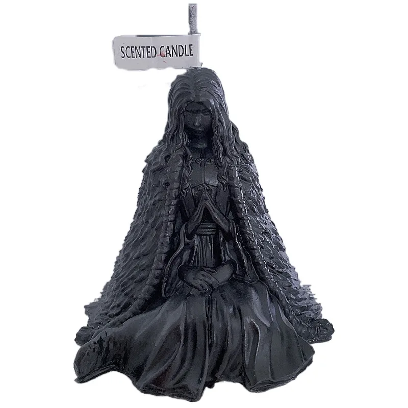 light color series Ghost candle, Cute Halloween Ghost Shaped Scented Candle Spooky Decoration White Soy Wax for Halloween Table