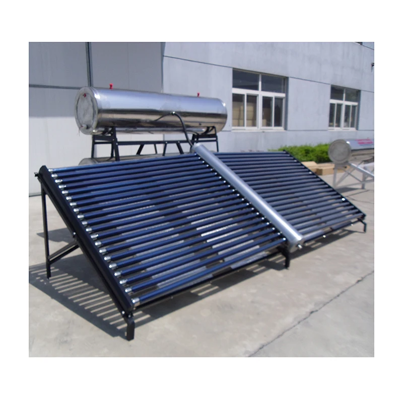 Compact Non-Pressurized Stainless Steel  Evacuated Tube Solar Water Heaters 200L