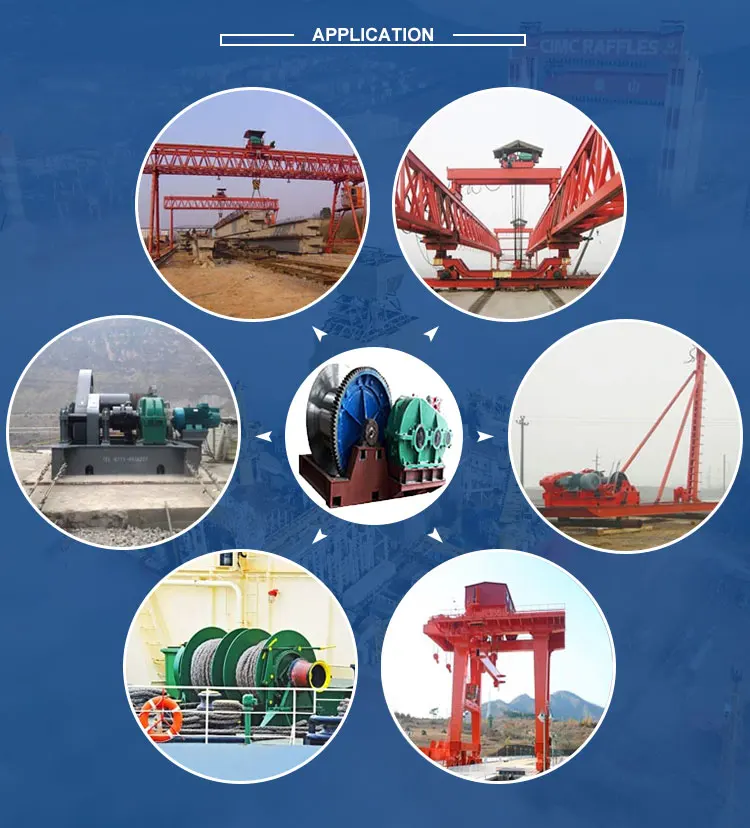 200m Wire Rope 15 Ton 30 Ton Heavy Duty Marine Pulling Slipway Electric Boat Winch For Sale
