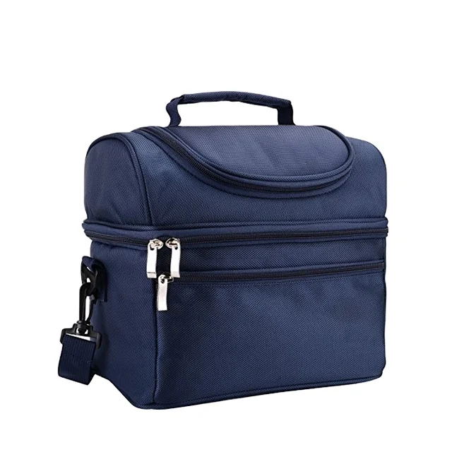 
 Сумка-холодильник с логотипом клиента и регулируемым плечевым ремнем для пикника  