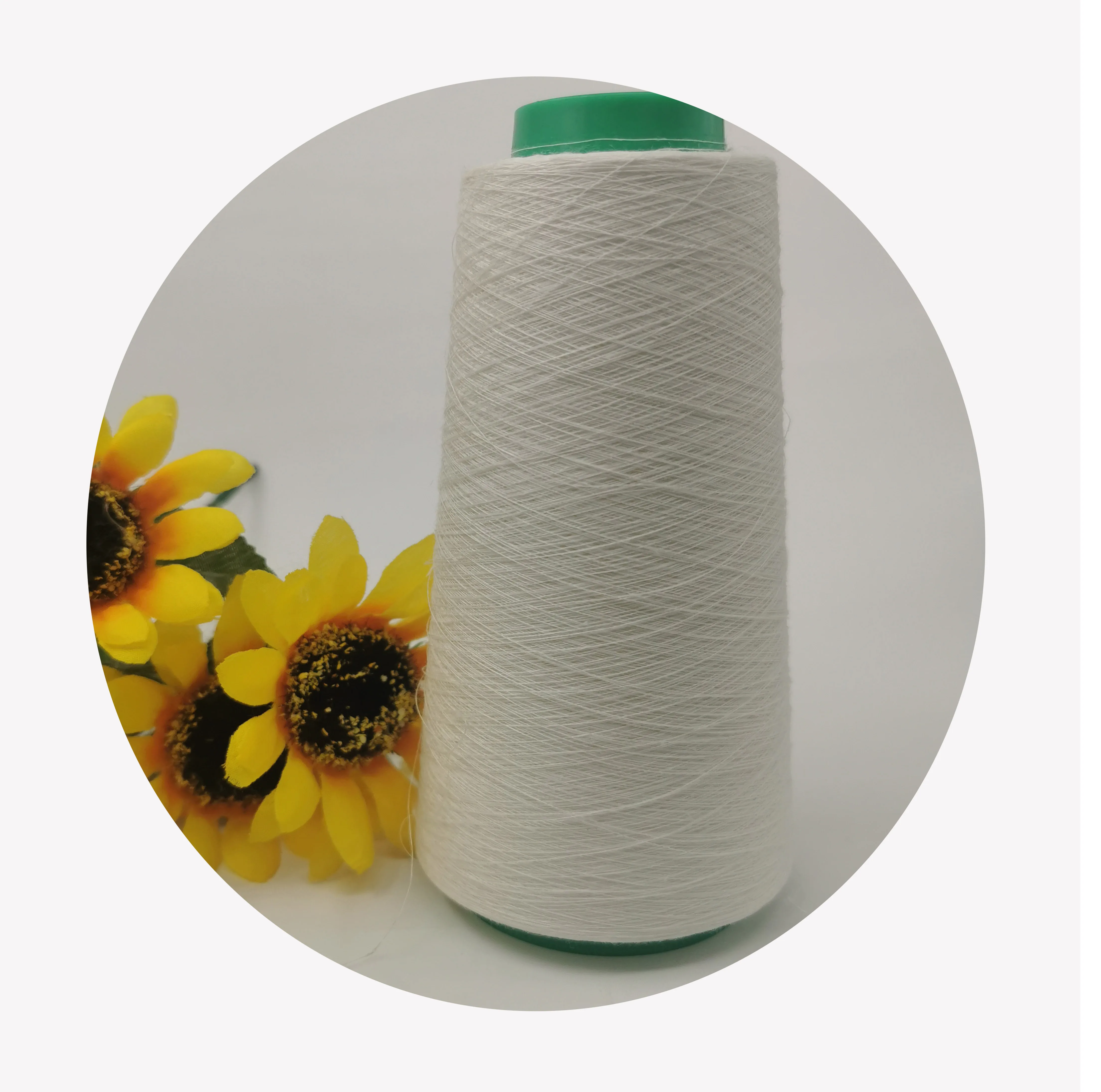 bleached linen yarn for home textile