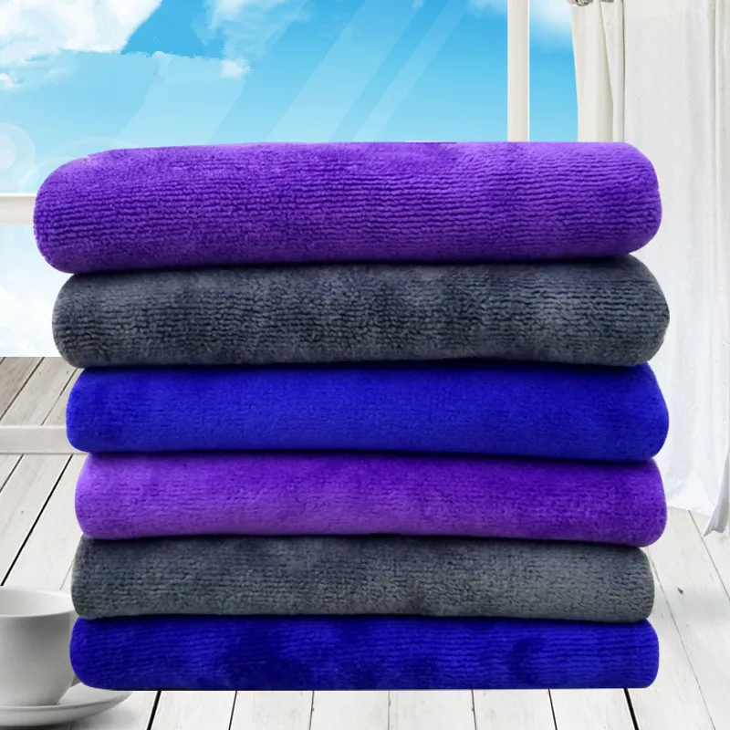 Hot Selling Thick Absorbent Hair Polishing 30*70CM Wool Non-hair Cleaning Microfiber Car Wash Cloths Towel