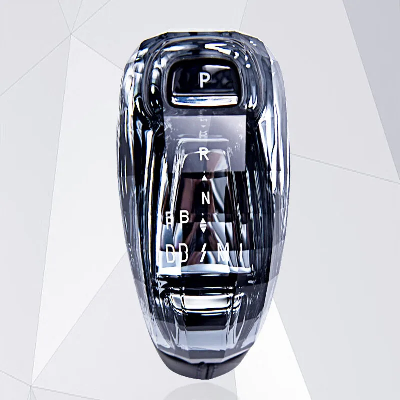 automotive gearshift handles crystal glass car manual shift lever cover glass