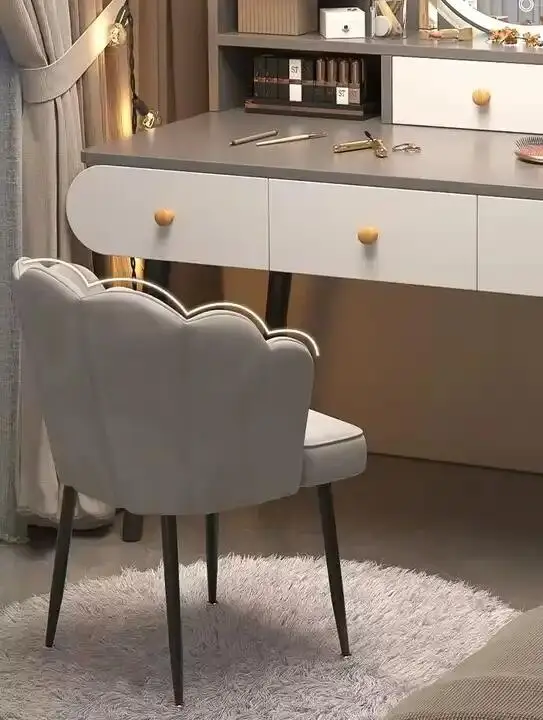 Bedroom Simple Modern Small Storage Cabinet Integrated Small Apartment Internet Celebrity Ins Style Dressing Table