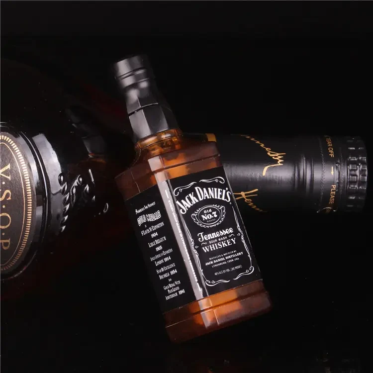 Open Flame Wine Bottles Fashion Lighters Whiskey Bottles Inflatable Cigarette Lighters