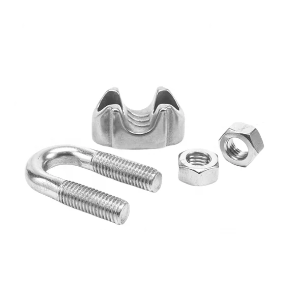 Galvanized Wire Rope Grips Clamps U Bolts fitting/Cable wire anchor clamp