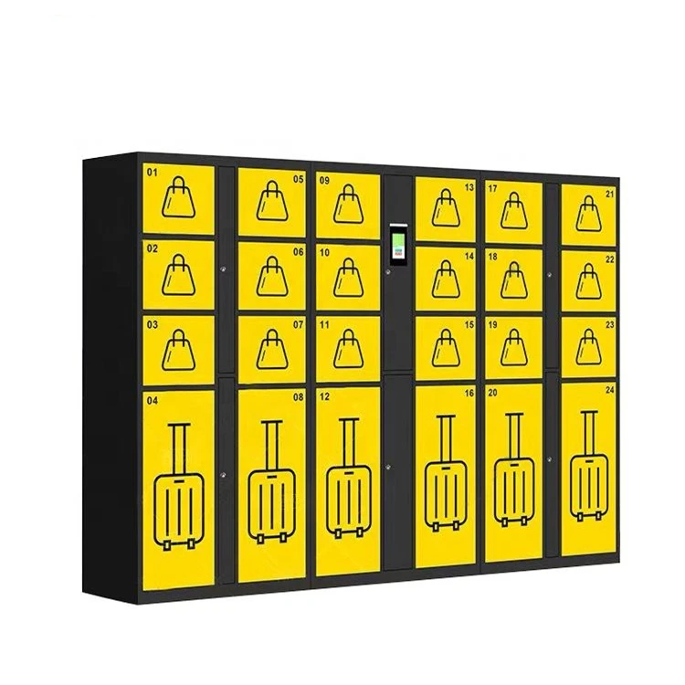 Electronic Smart Storage Luggage Locker PIN Code Access Airport Luggage Locker support customization