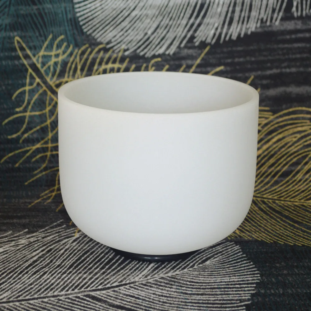 Набор Поющая чаш из матового кварцевого кристалла 8-14 дюймов с чакрами note C D E F G A B по низкой цене