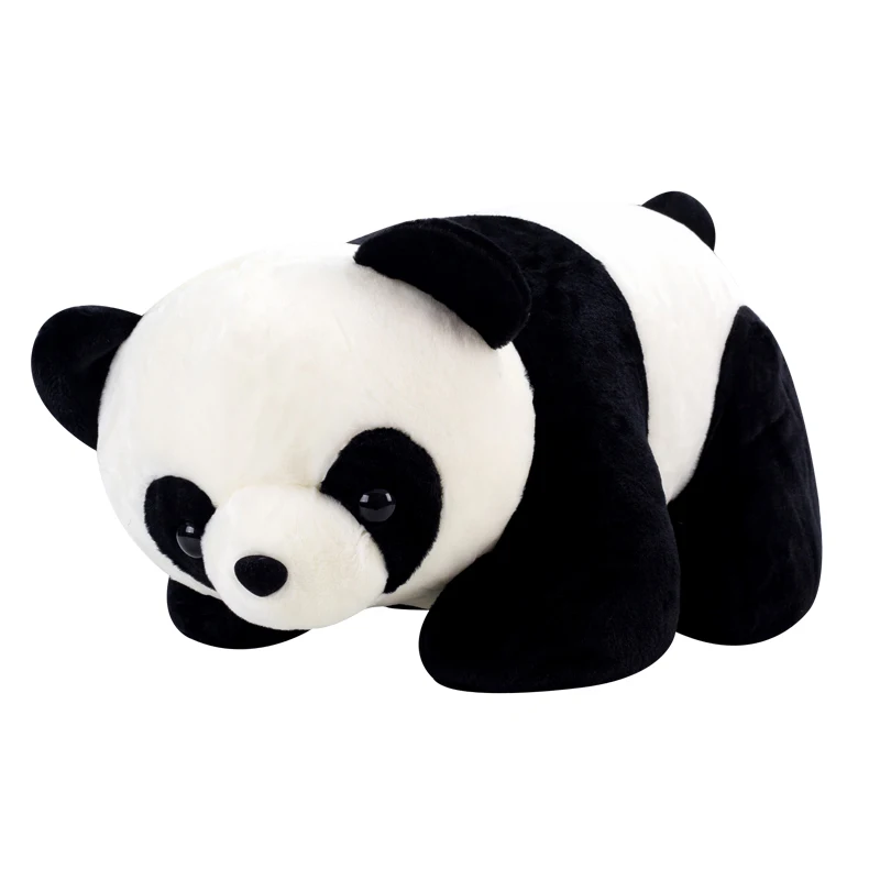 Popular Cartoon Plush Panda Animal Toys PP Cotton Filled Soft Touch Comfortable Throw Pillow Sleeping Plush Toy