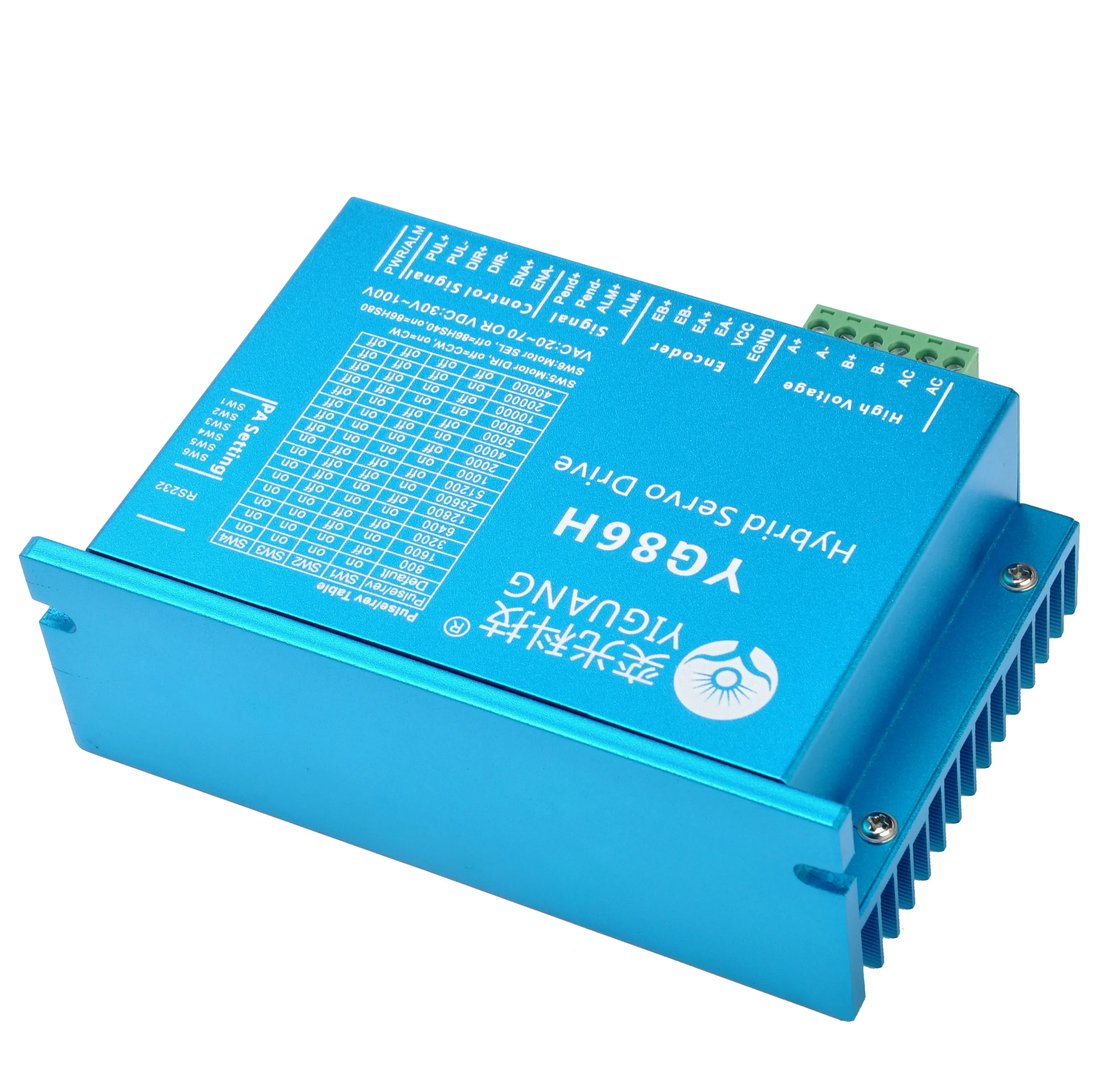 High quality hybrid servo driver YG86H/HBS86H vdc30v-70v two-phase stepper closed-loop AC driver