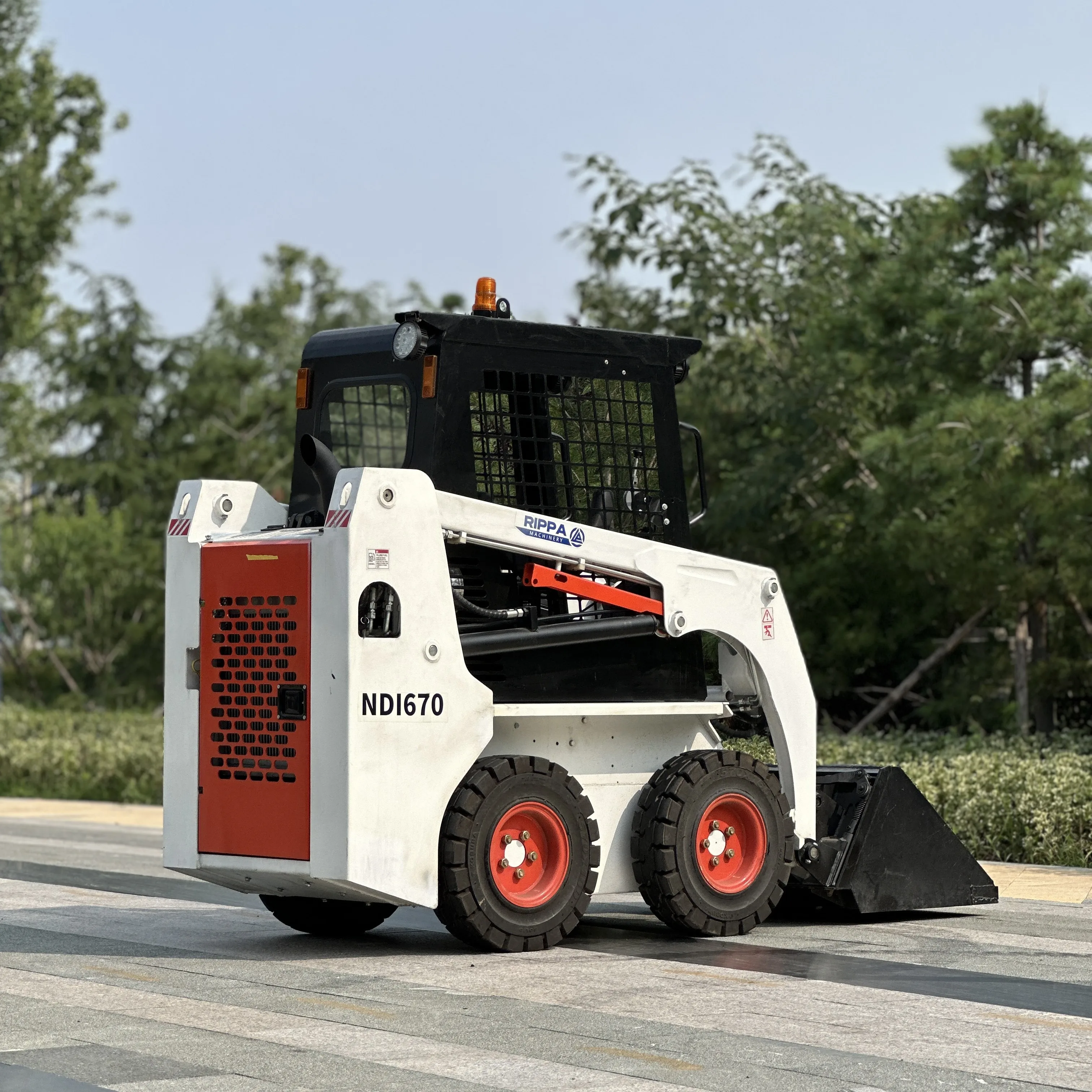 Ce Epa Mini Skid Steer Loader Backhoe Loader With Twin Cylinder Engine Free Shipping Crawler Loader
