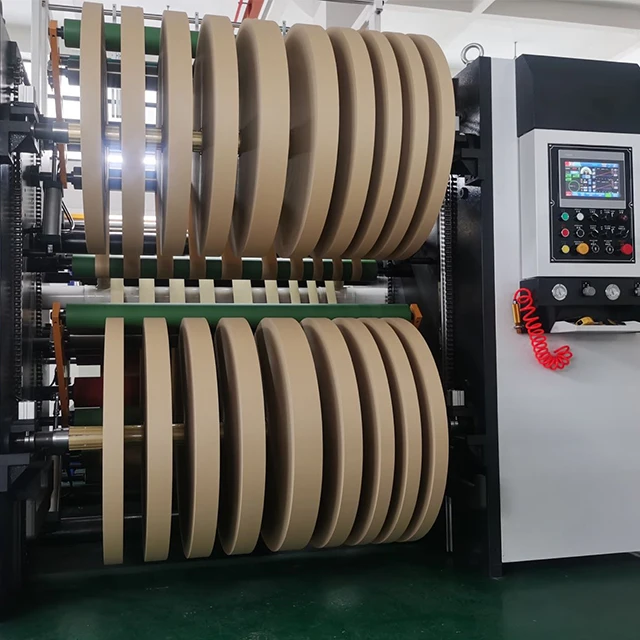 Full Automatic 500meter Speed Paper Roll Slitting Rewinding Machine for Paper Bag Product