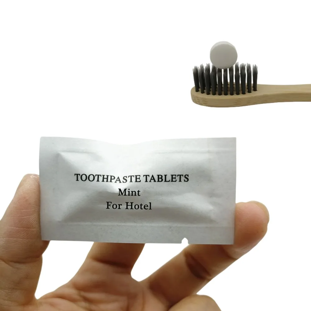 Toothpaste Tablets Nano hydroxyapatite Flouride Free Coconut Oil Travel Mouthwash Tablets Remineralize Toothpaste