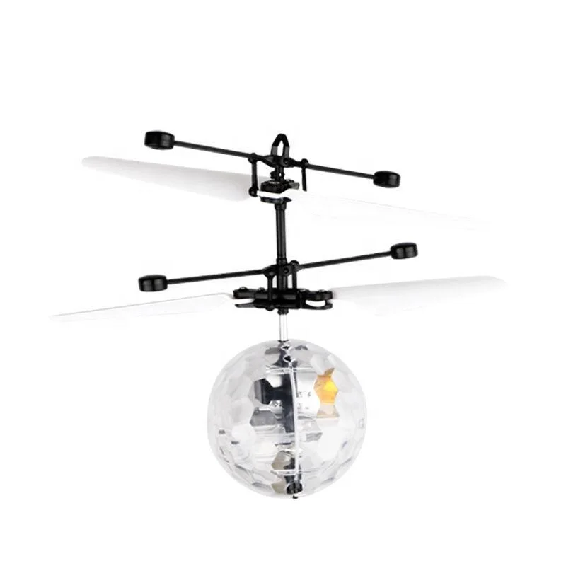 
Led light flashing mini flying ball, drone helicopter induction flying ball toy 