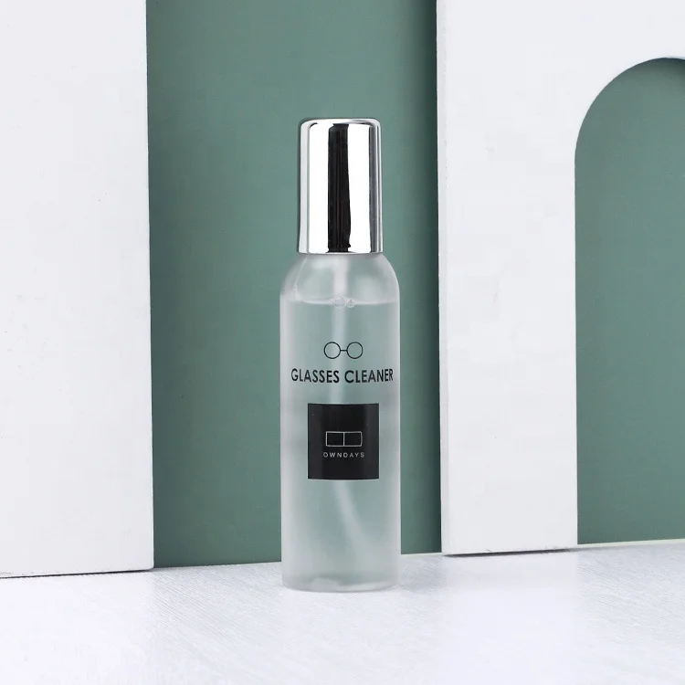 Custom Logo 120ml Bottle Lenses Cleaner Liquid Optical Glasses Cleaning Spray Spectacle Eyeglasses liquid Lens cleaner spray