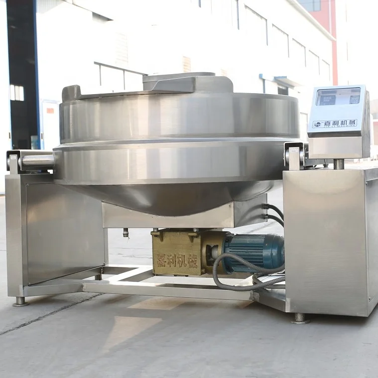 Industrial Cooking food mixer Professional Gas steam jacketed kettle