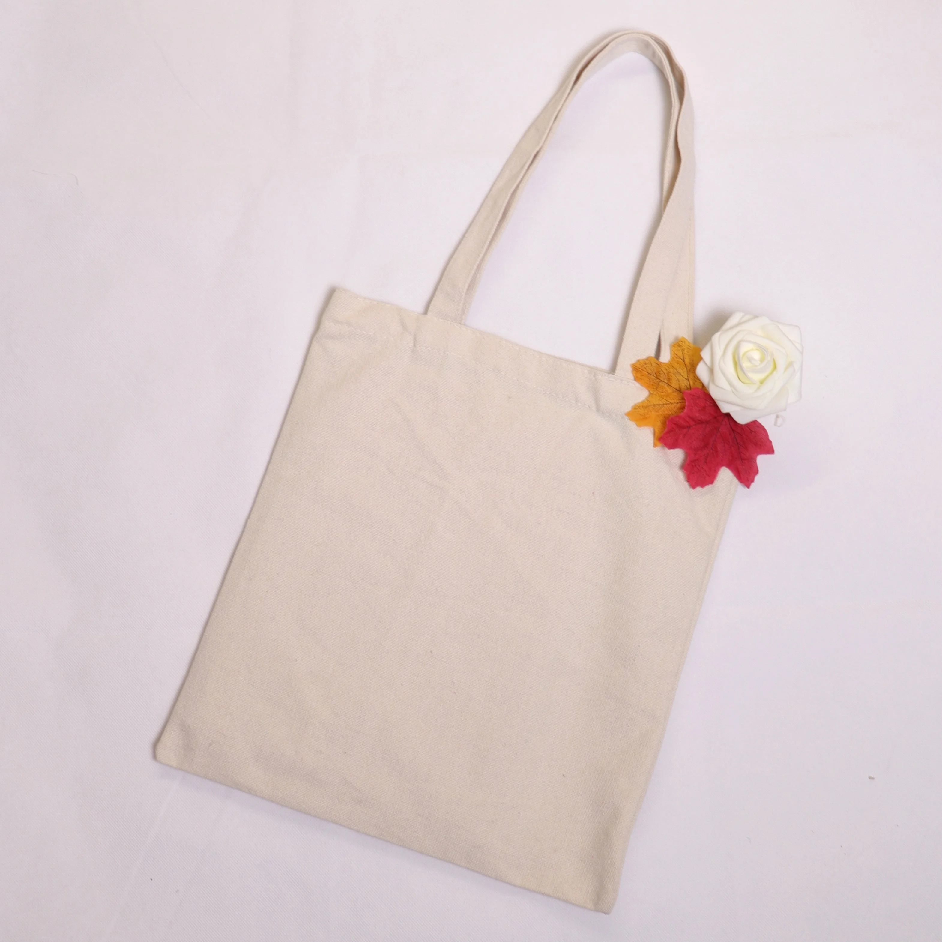 Environmental Protection Cotton Canvas Bag Canvas Tote Bag With Pocket cotton bag