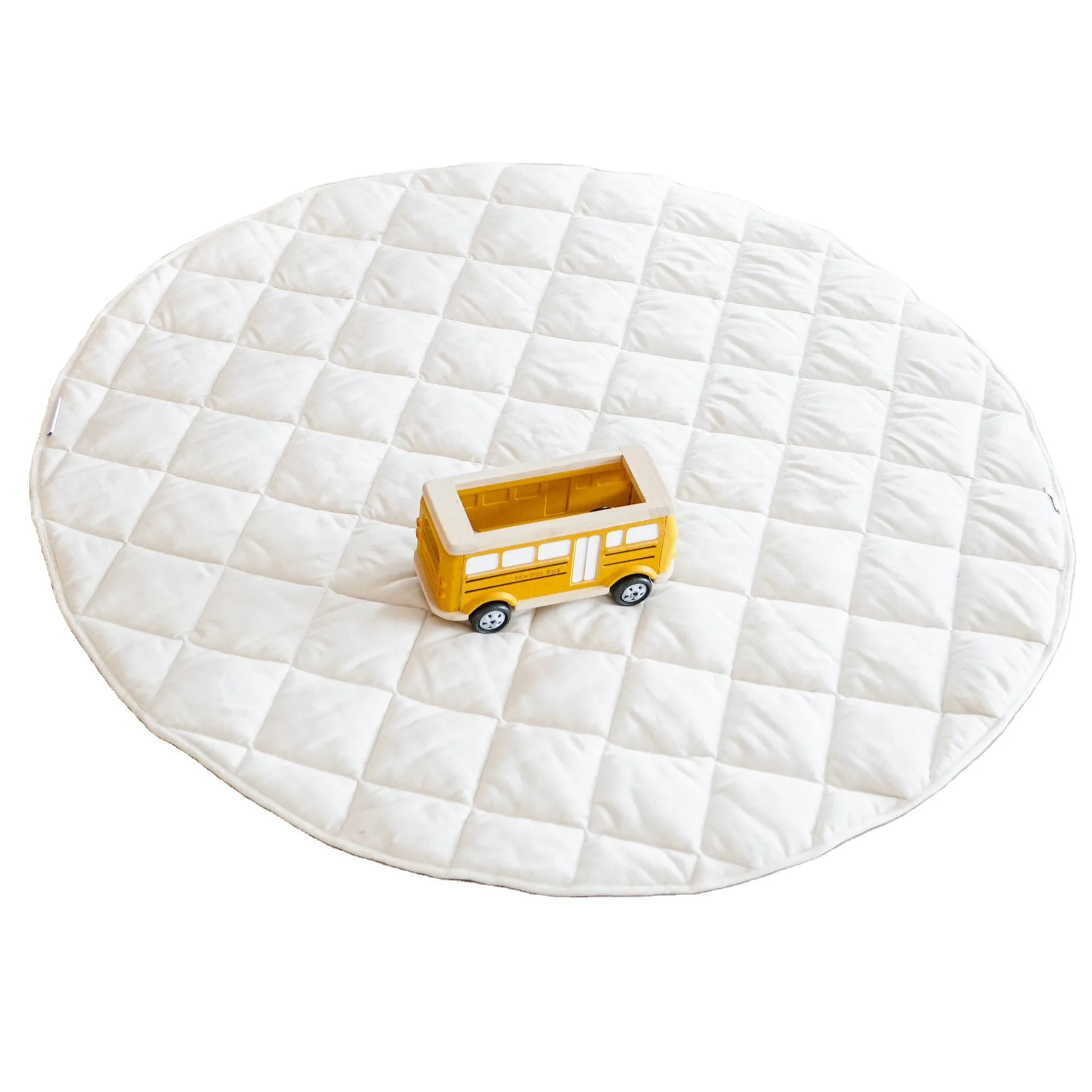 Китай, высокое качество, фабрика, комнатный детский напольный коврик, нескользящий круглый хлопковый детский коврик для ползания, детские коврики и коврики