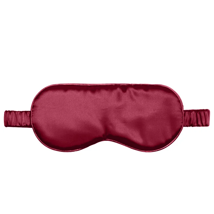 100%Silk-Like Custom Logo Satin Silk Sleeping Eye Mask