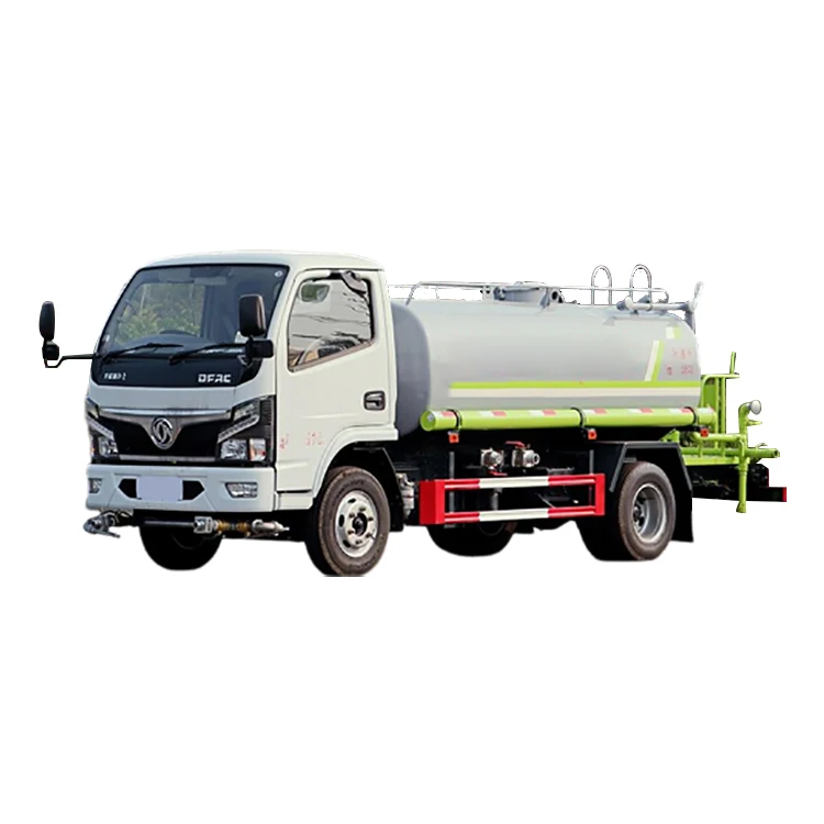 Dongfeng 5 м3 ручной 4x4 дизельное топливо Автоцистерна для воды новое состояние спринклер грузовик объем бака 5000л включены компоненты сердечника