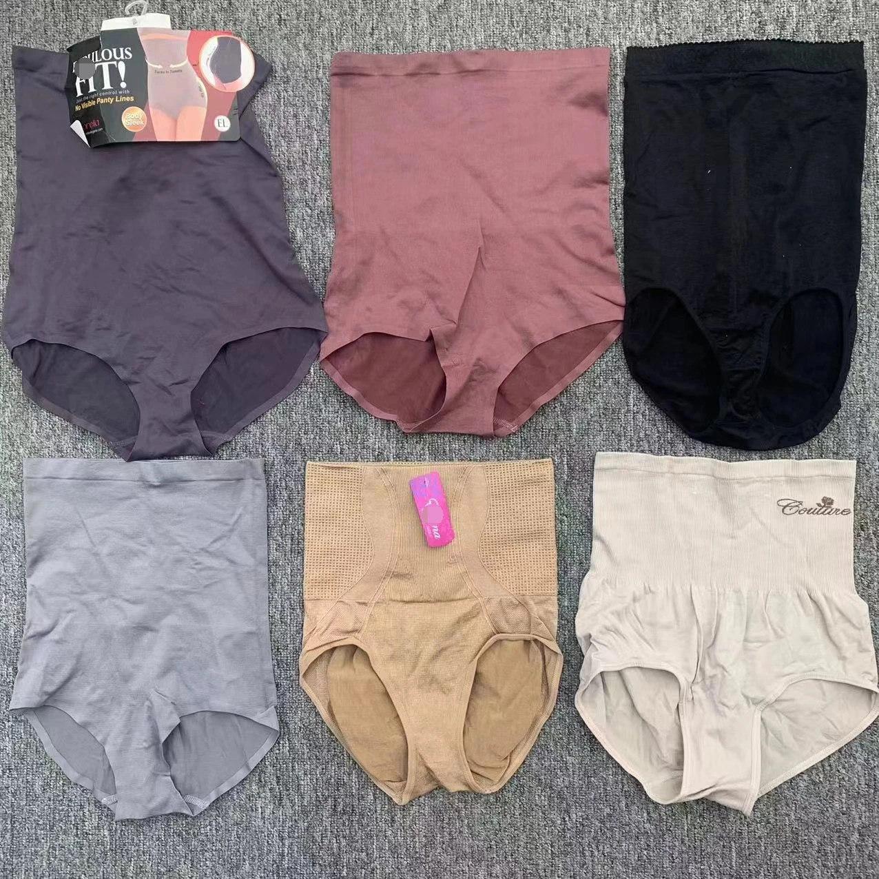 Postpartum seamless high waist warm magnetic lace body shaping waist lifting buttocks traceless underwear Madagascar Paraguay