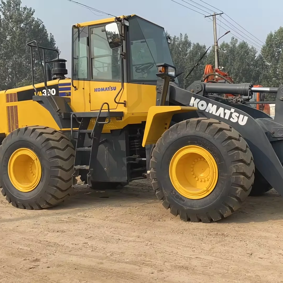 Эксплуатаемые колесные погрузчики Япония Komatsu WA380-6 большой мощности большая ковшовая лопатка для добычи полезных ископаемых Строительная техника