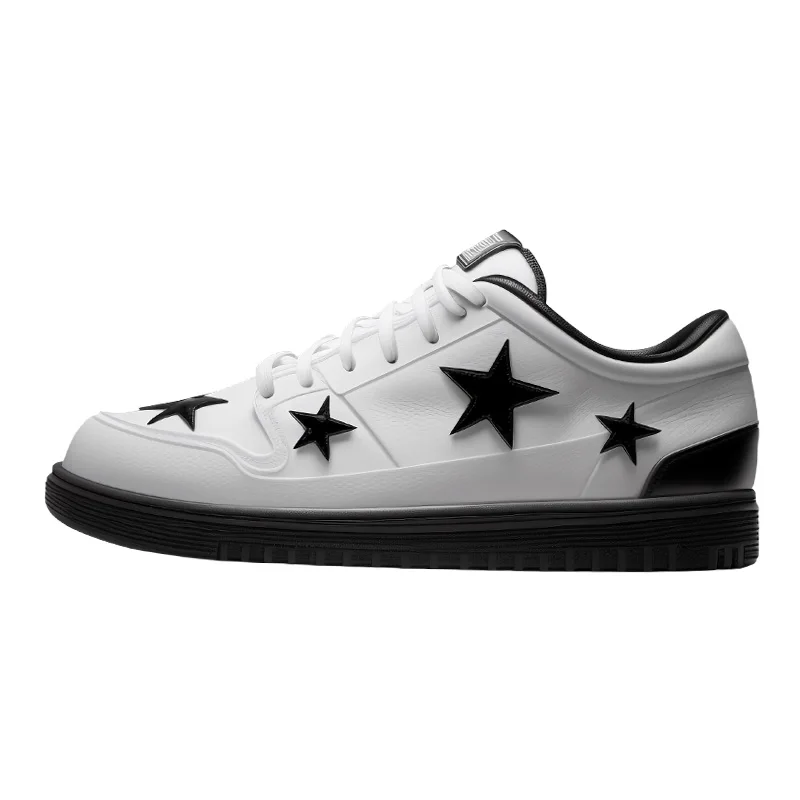 1 Pair Custom Logo Low Cut Men Blank Skateboard Shoes Basketball Casual Genuine Leather Sneakers Custom Men Shoes