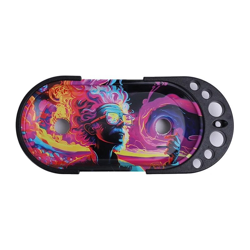 2024 New Hot Multifunction Metal Rolling Tray Set Herb Tobacco Smoke Serving Tin Tray with Filling Function