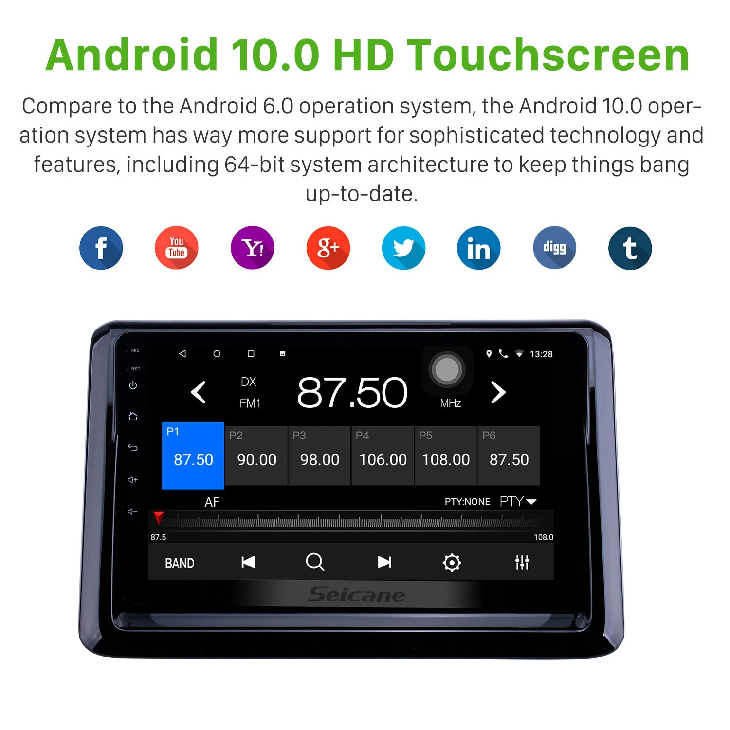 OEM 9 дюймов Android 13 0 HD сенсорный экран GPS навигационное радио для 2014 TOYOTA ESQUIRE VOXY с поддержкой Wi-Fi DVR Carplay DAB +