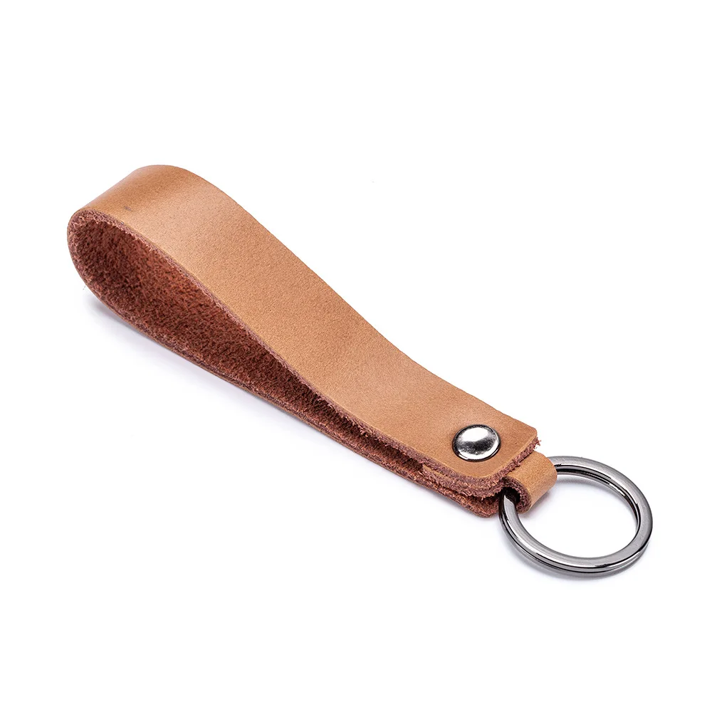 New luxury wholesale novelty gifts car metal Genuine Leather USB Flash Drive Bag Charm Leather keychain keychains key chains