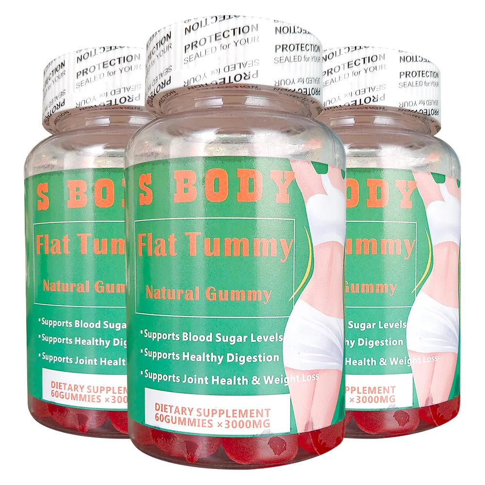 Fast Weight Loss Gummy Private Label Natural Effective Flat Tummy Supplement Burn Fat 3000mg OEM Slimming Gummies