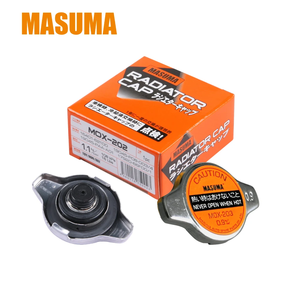 MOX-203 MASUMA Auto wearing part Radiator cap 16401-15520 16401-20310 16401-20353 16401-72090 16401-75570 for TOYOTA